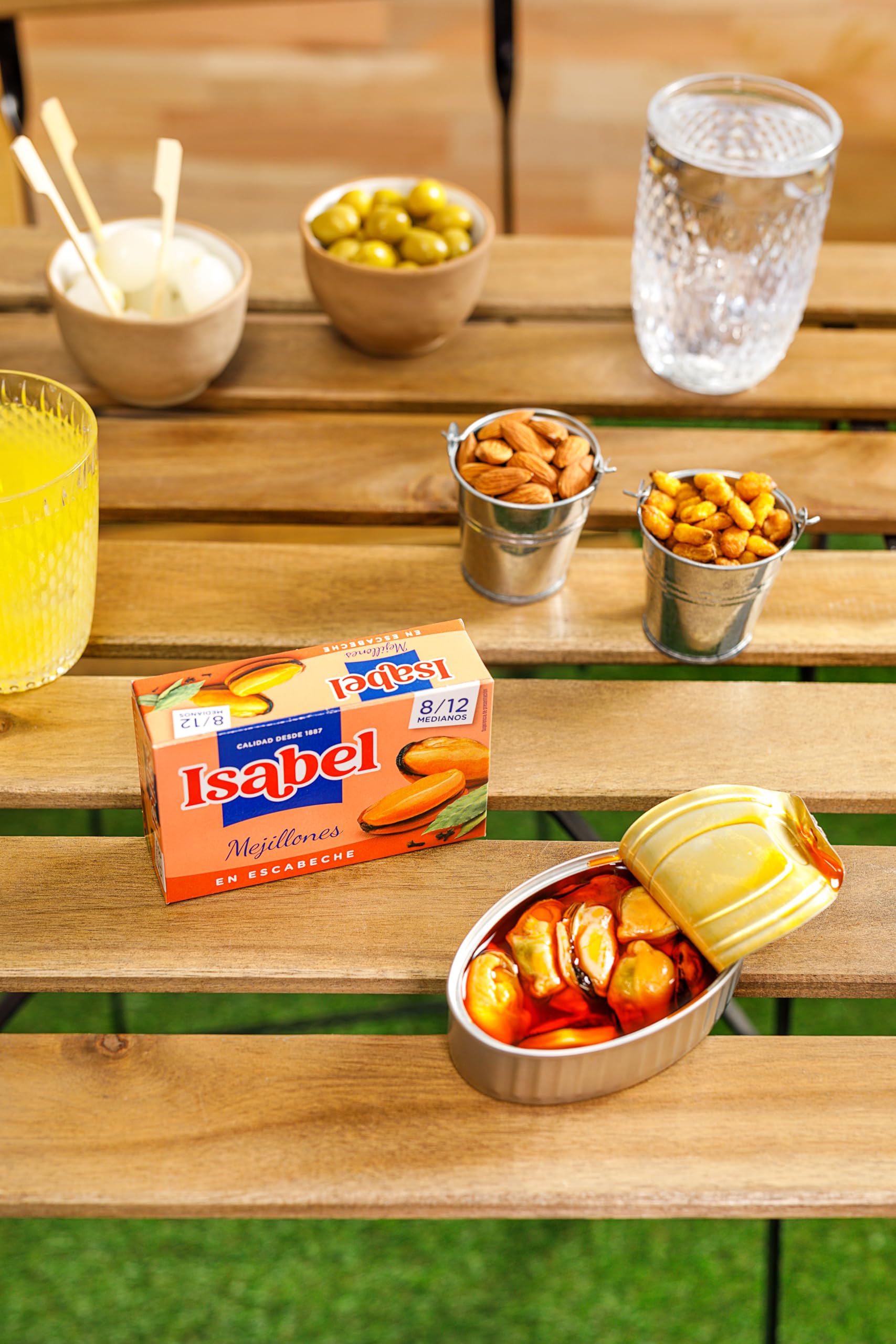 Isabel Mejillones en Escabeche Pack 5 Latas 8-12