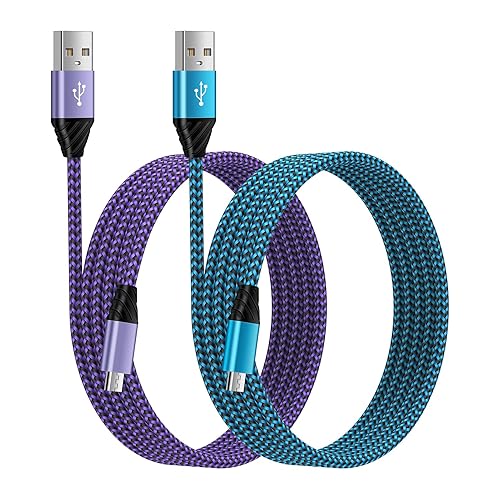 Cable de carga para teléfono Android, cable de carga micro USB, carga rápida para Samsung Galaxy J8 J7 J6 J5 J4 J3 S7 S6, Moto E E5 E4 Plus/Play, G5