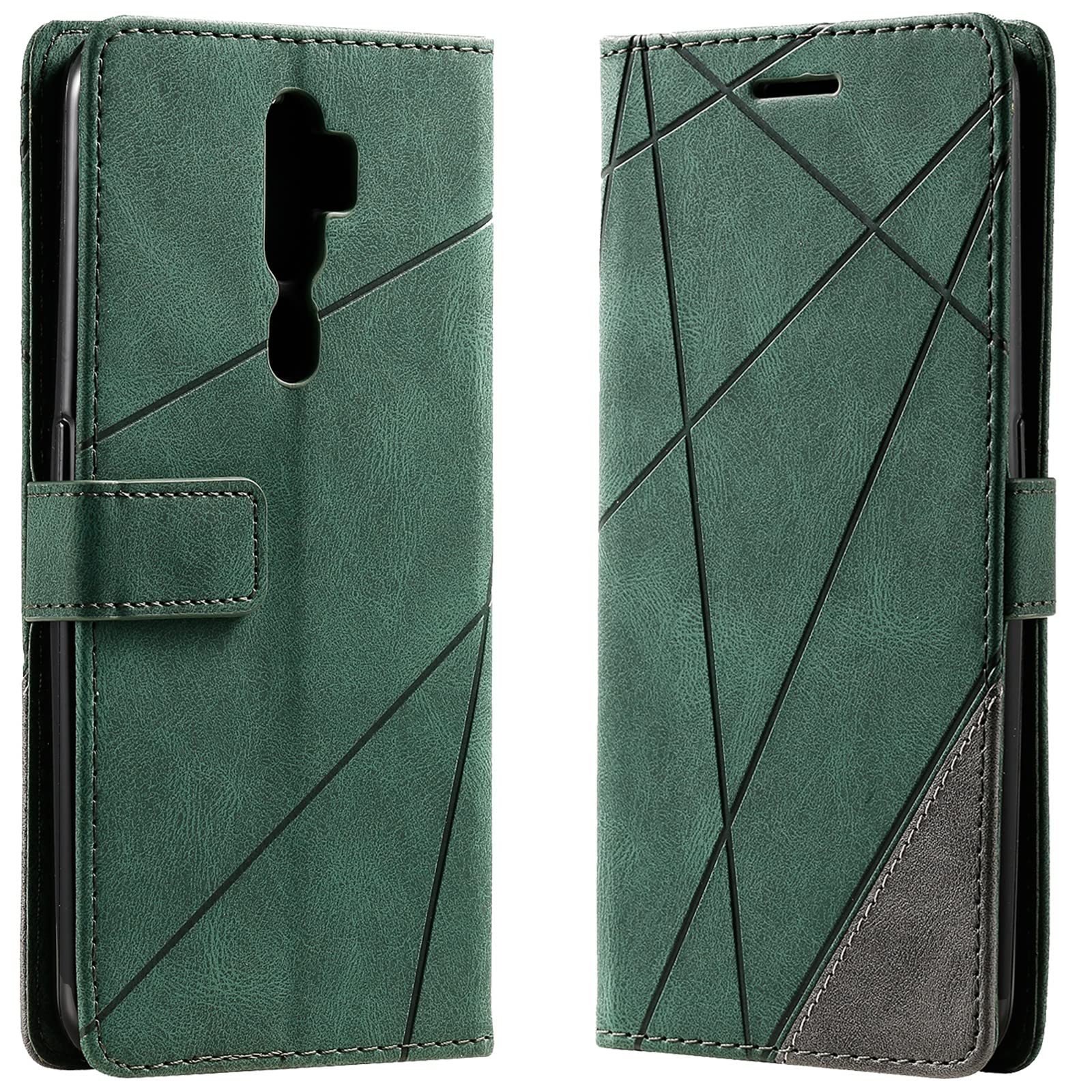 Custodia Portafoglio In Pelle PU Per Oppo A9 2020 - Cover A Libro Con Slot Carte E Supporto, Flip Case - 4
