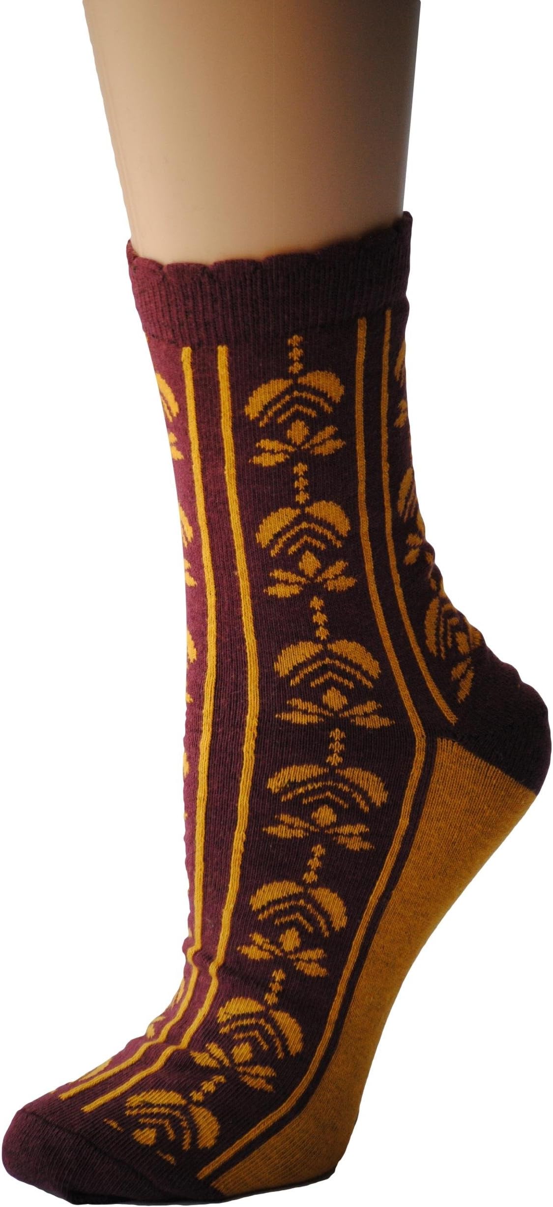 Sweet Marcel Women's Cecilia Crew Socks Rust