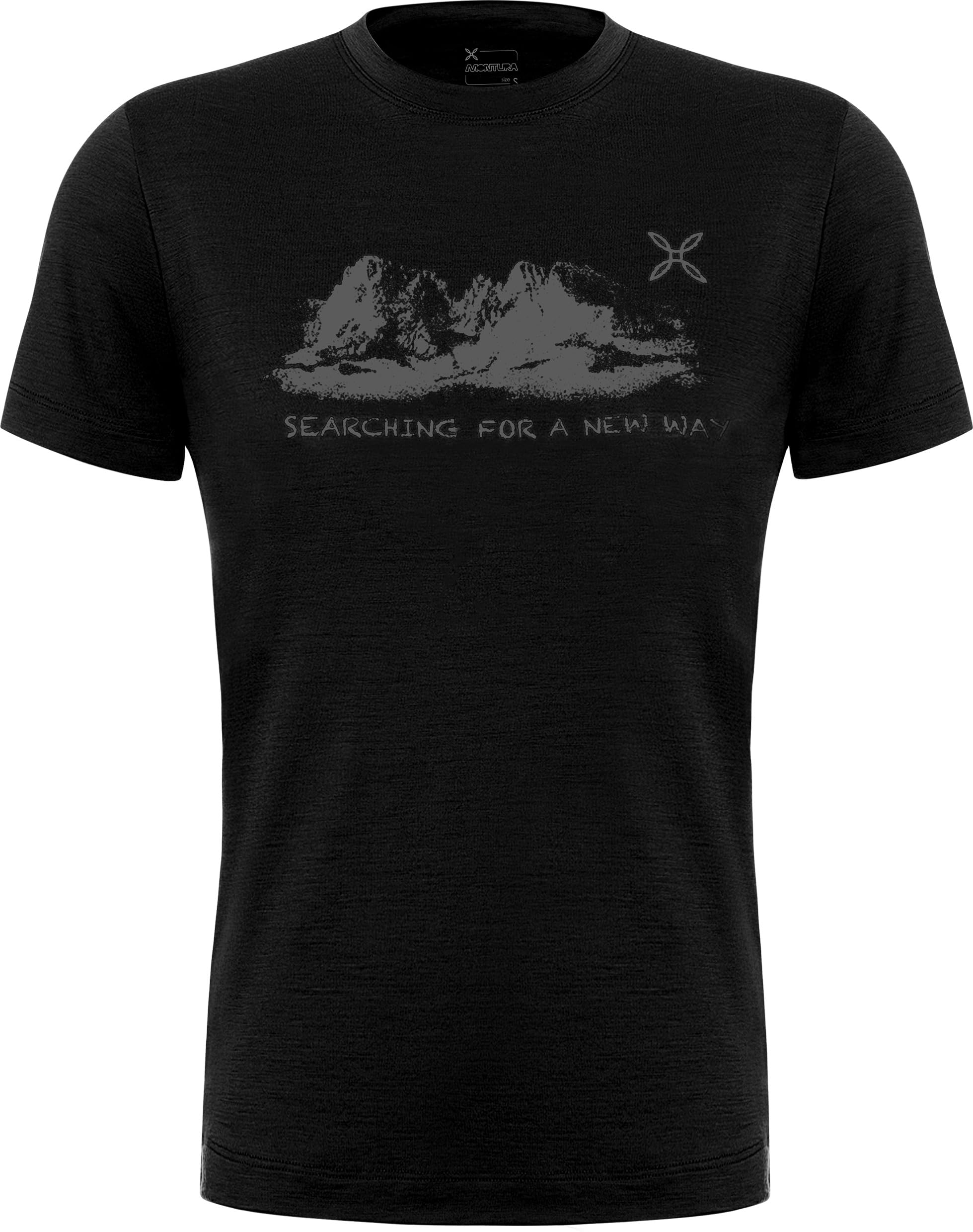 Montura Peaks Merino T-Shirt pour Homme Noir Taille S