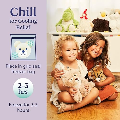 Miniatura 5 de warmies Animales de peluche con peso y aptos para microondas, gato Bob – Peluches térmicos para calidez y comodidad – Bonitos juguetes de peluche