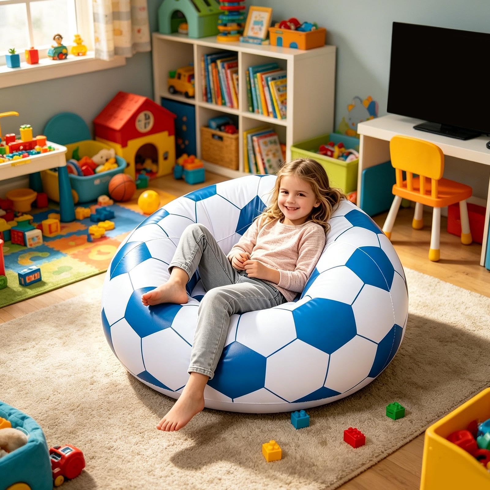 Dmuchana sofa piłkarska Dmuchana z szybkim pompowaniem