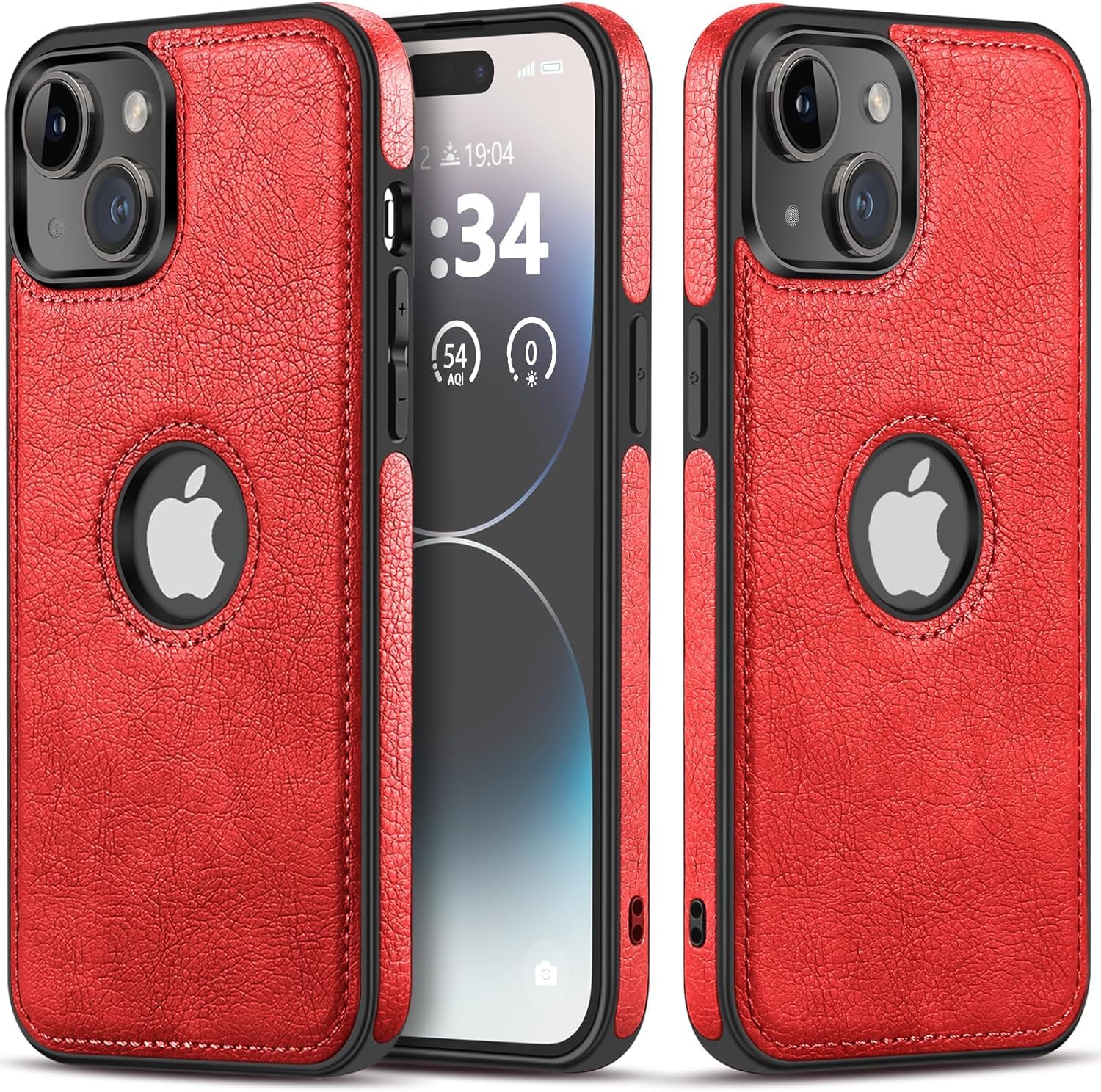 Excelsior Premium PU Leather Back case Cover with 360 Degree Full Body Protection | Shockproof Compatible with Apple iPhone 15 (Red) (B0CQML6ZBD) Amazon Price History, Amazon Price Tracker
