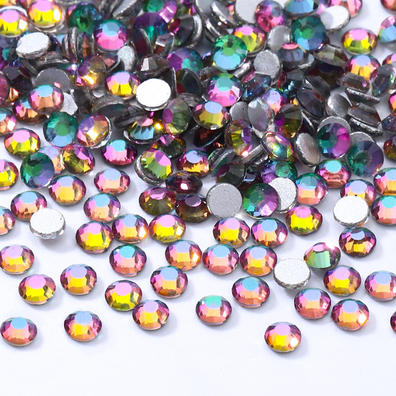 2880PCS Green Volcano SS6 Flatback Rhinestones(1.9-2.0mm)