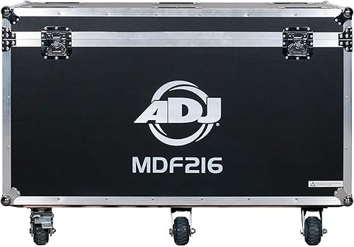 American DJ adj MDF2FC9 - Estuche resistente para 9 paneles de pista de baile MDF2