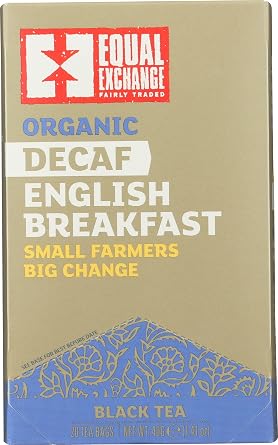 EQUAL EXCHANGE Organic English Breakfast Decaf, 20 CT
