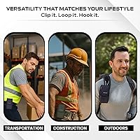 Vista 7 de Funda resistente para Samsung Galaxy S25, S24, S23, S22, S21, S20, S10 (no Plus), Google Pixel 10, 9, 8, 7a – Bolsa resistente de nailon de grado