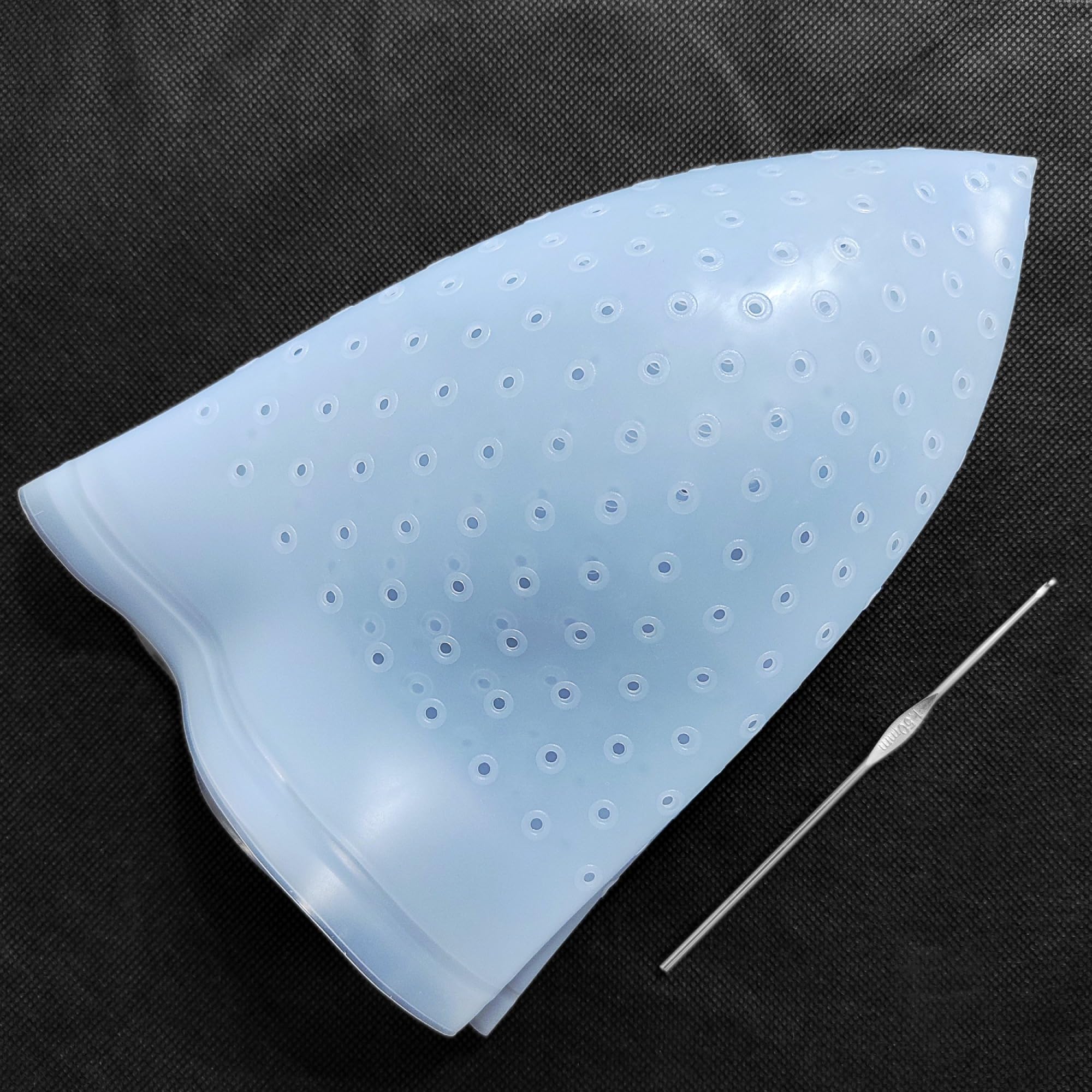 Stränchen Haube Strähnenhaube Haare Färben Zubehör Strähnchen Set 9 Stück Strähnchenhaube Haare Friseur Szubehör Färbung Kit Werkzeug einschließlich Strähnchen Set, Ohrbedeckung, Schürze, Handschuhe