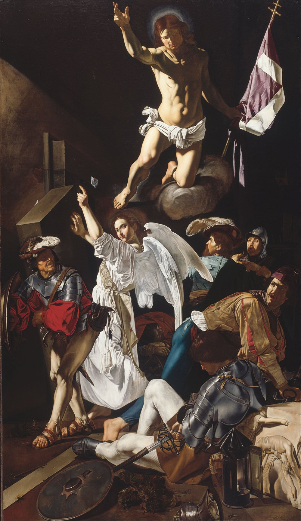 La Résurrection de Cecco del Caravaggio - Impression mate taille moyenne pour décoration murale