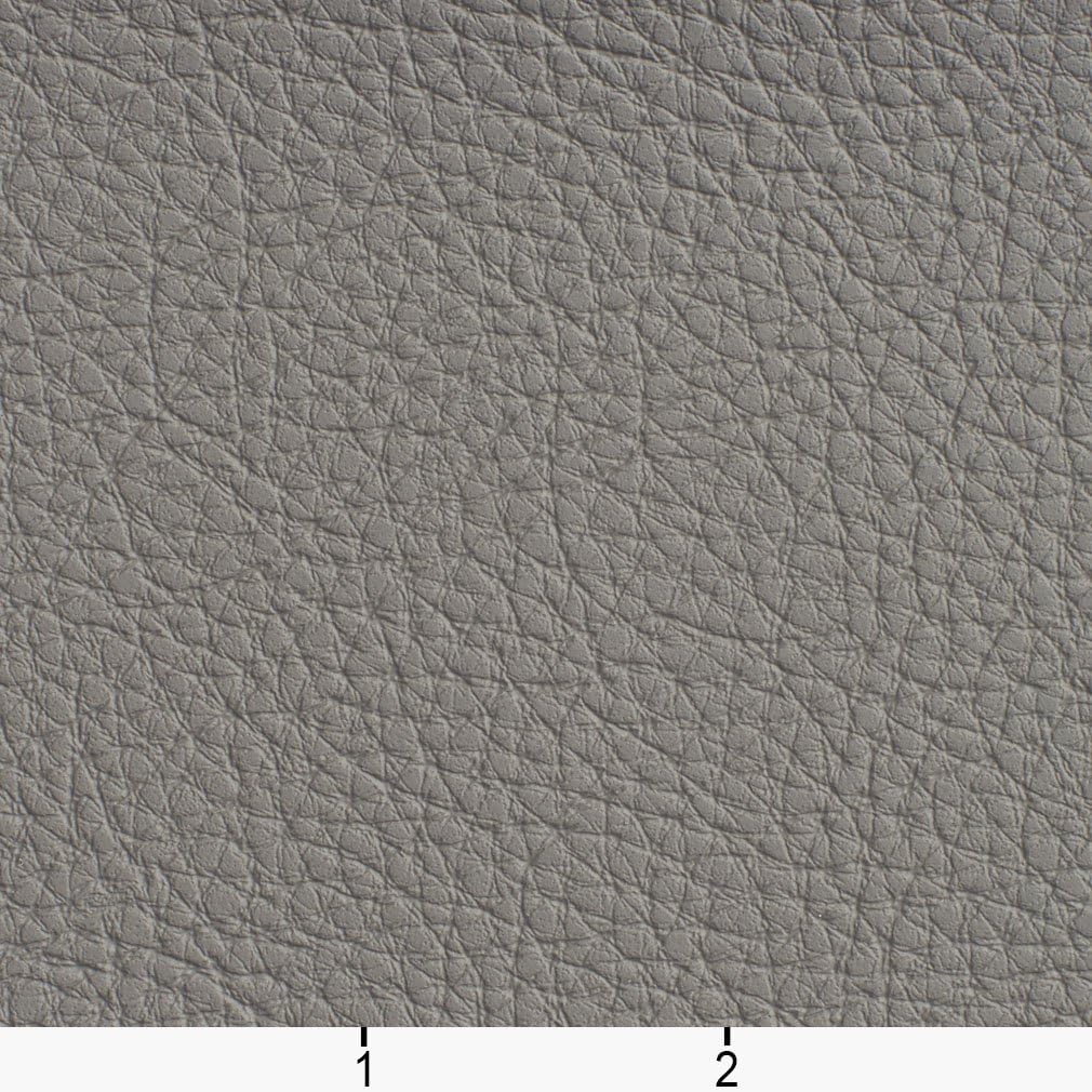 Grey Pebbled Outdoor Indoor Faux Leather Upholstery Vinyl by The Yard - SKU: Janelle Pewter