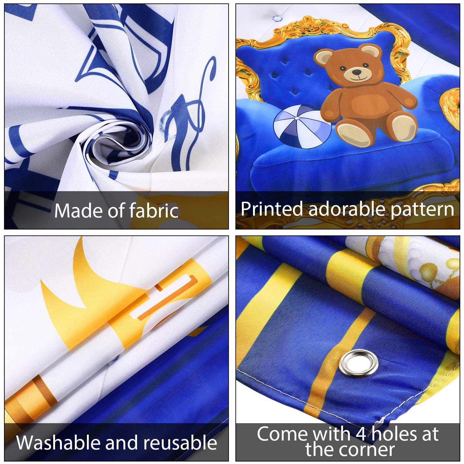 Buy Royal Prince Baby Shower Decoration for Boys, Royal Blue Baby