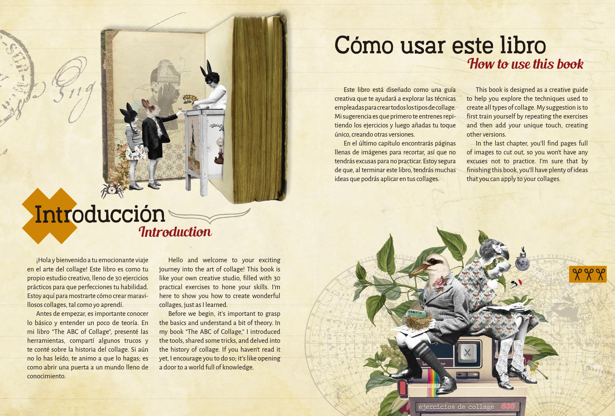 30 COLLAGE EXERCISES. Para mejorar tu técnica.