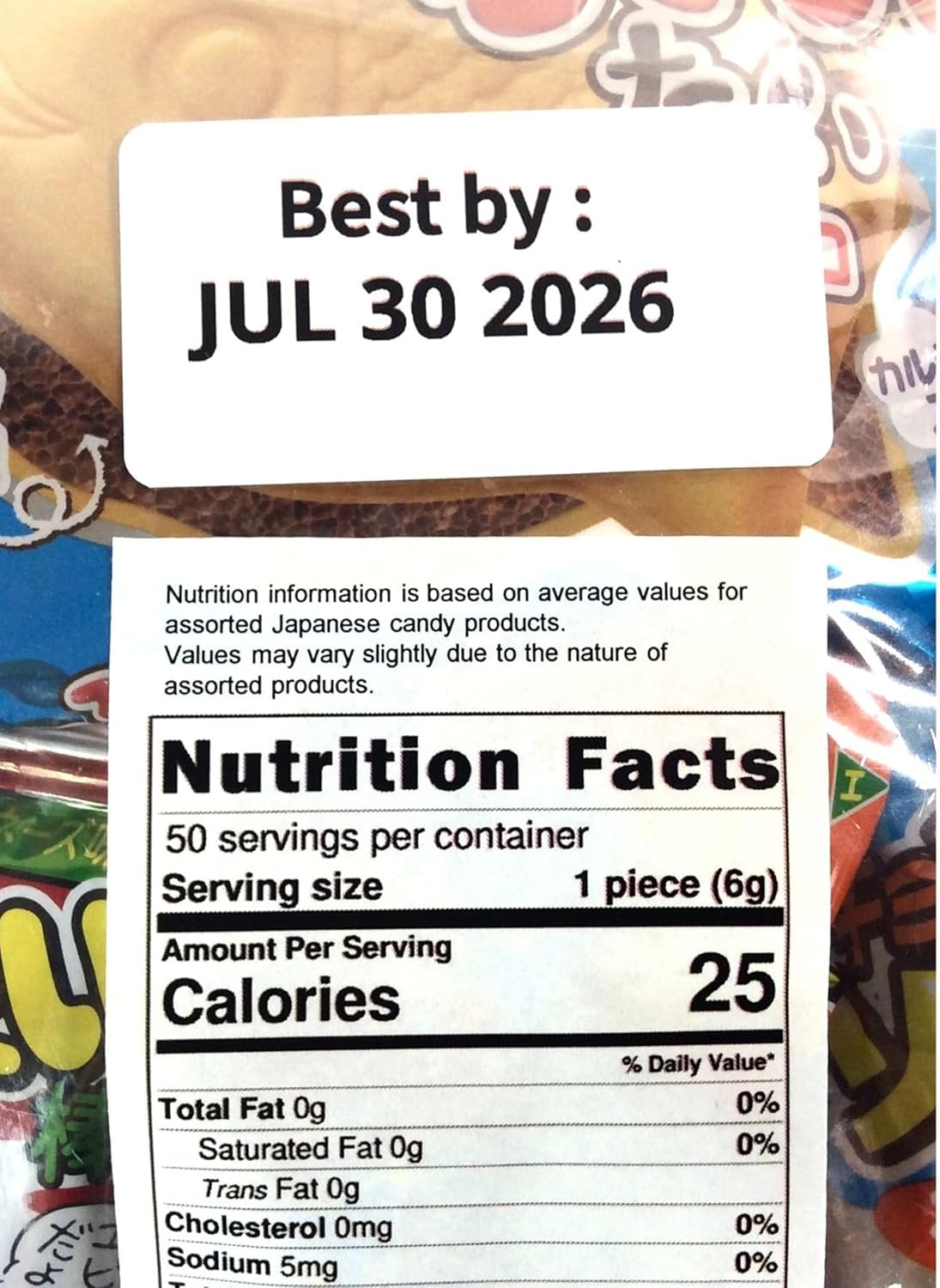 Kakun Japan Signature Japanese Candy Pack – Dagashi Dagashi Snacks, Imported from Japan, Individually Wrapped (50)