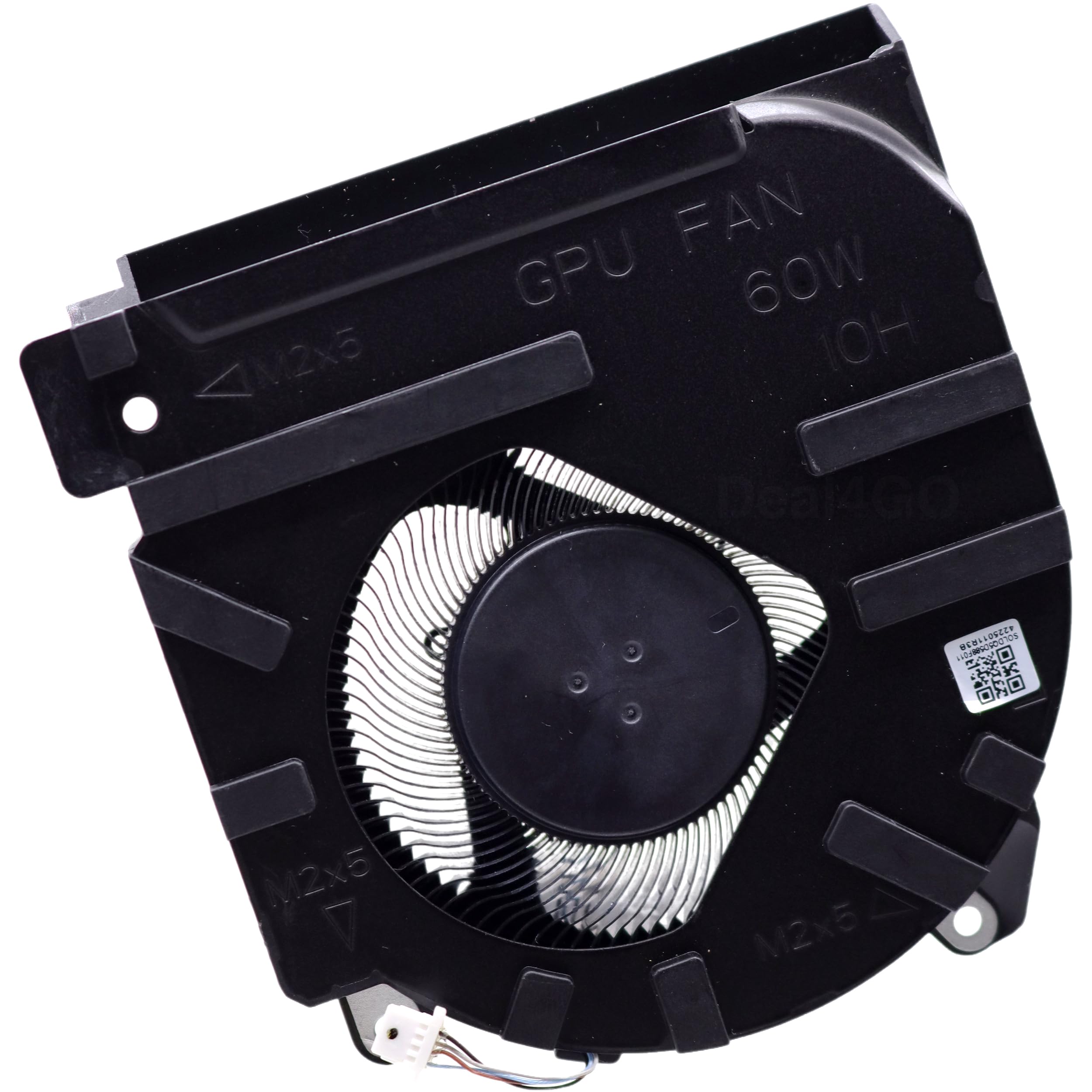 Deal4GO Ventilador de refrigeración gráfica GPU de 60 W 5 V M75723-001 de repuesto para HP Victus 16-D 16-E 16-D0013DX 16-E0010NR (RTX 3050 GTX 1650)