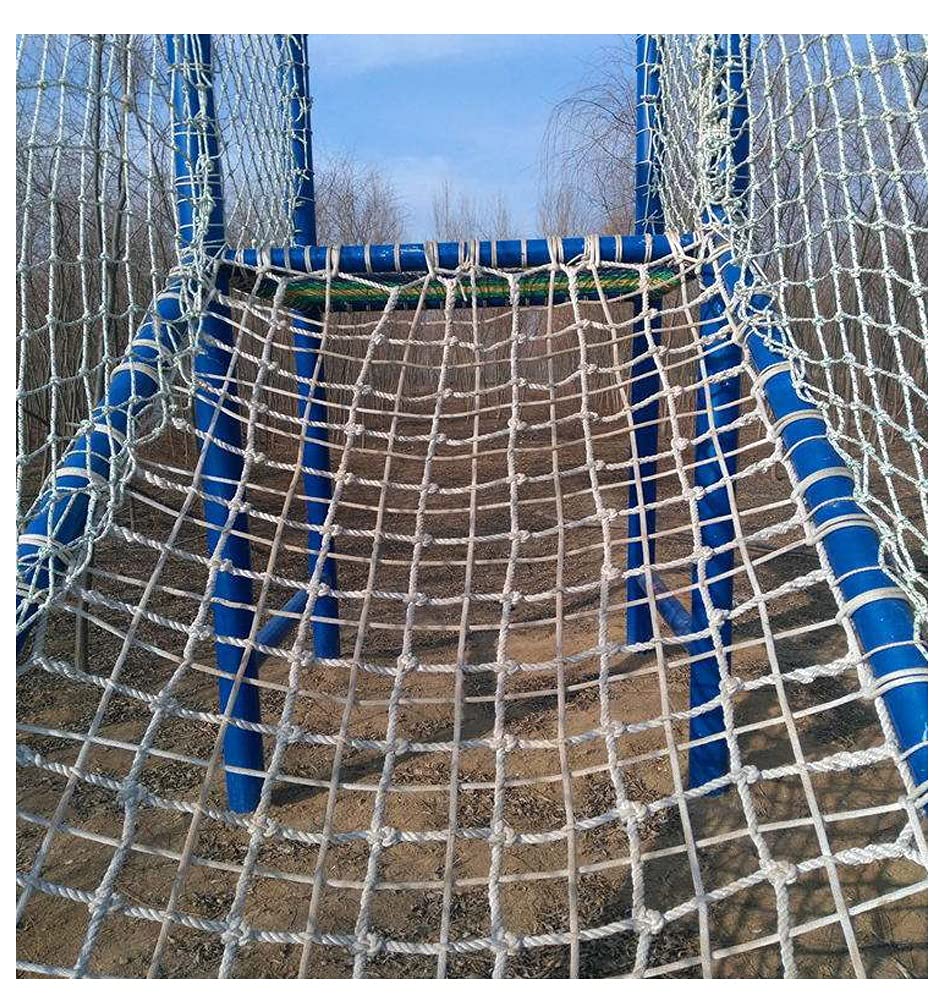Rete di Corda, reti di Sicurezza per Arrampicata all'aperto per Bambini - Corda per Allenamento di prevenzione delle Cadute, Attrezzatura Fitness per parchi Giochi, Rete Sportiva Resistente