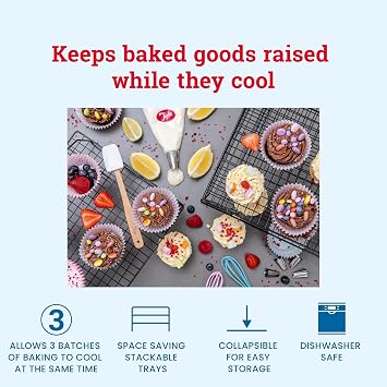 Tala Three Tier Non-stick Cake Cooling Rack