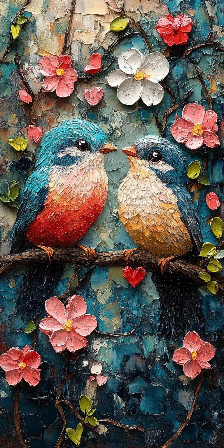 Dipingere con i Numeri Adulti astrattoSparrow, 60x120cm, k-19 | Paint by Numbers Senza Cornice, Quadri da Dipingere Numerati, Decorazioni Parete, Oggetti Decorativi per la Casa