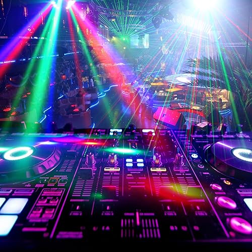 Miniatura 7 de Luces de DJ con cabeza móvil de araña, 9 x 10 W, RGB LED, iluminación de DJ, luces de escenario, luz móvil para fiestas, luces DMX modo activado por