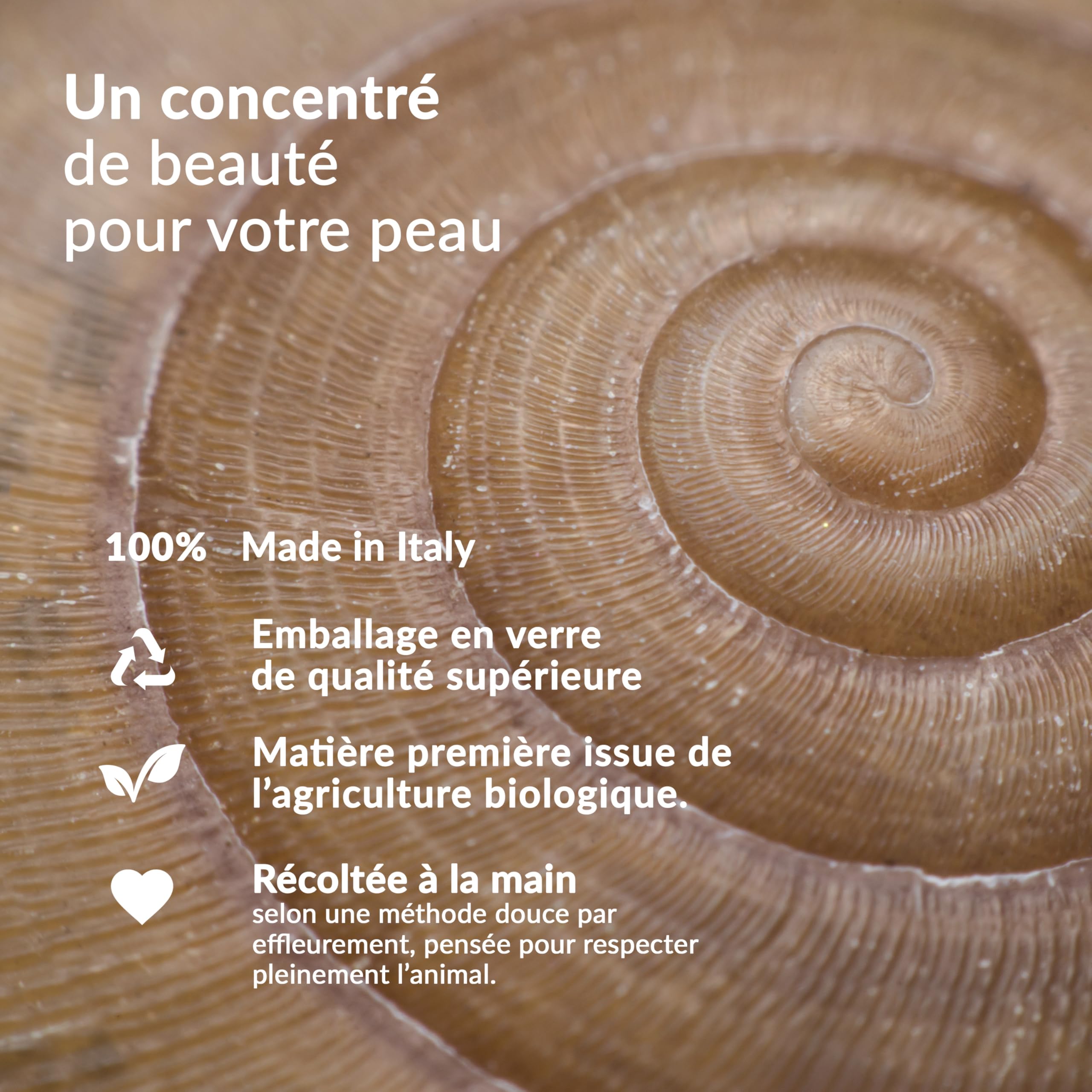 Nuvò – Sérum Visage à la Bave d'Escargot Pure 99%, 30 ml, Apporte Apaisement, Douceur et Hydratation à la Peau, Sérum Hydratant Concentré, Régénérant, pour Homme et Femme, Made in Italy