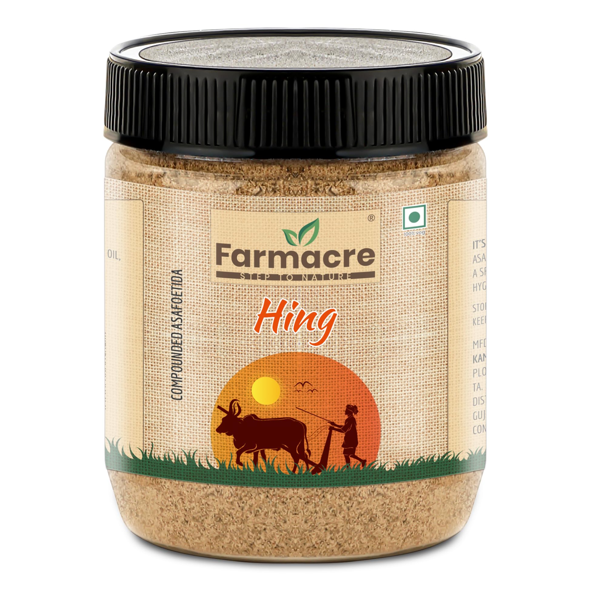 Farmacre Premium Hing 300 gm Rich Aroma & Strong Flavour 100% Pure Asafoetida Powder for Cooking with No Added Preservatives