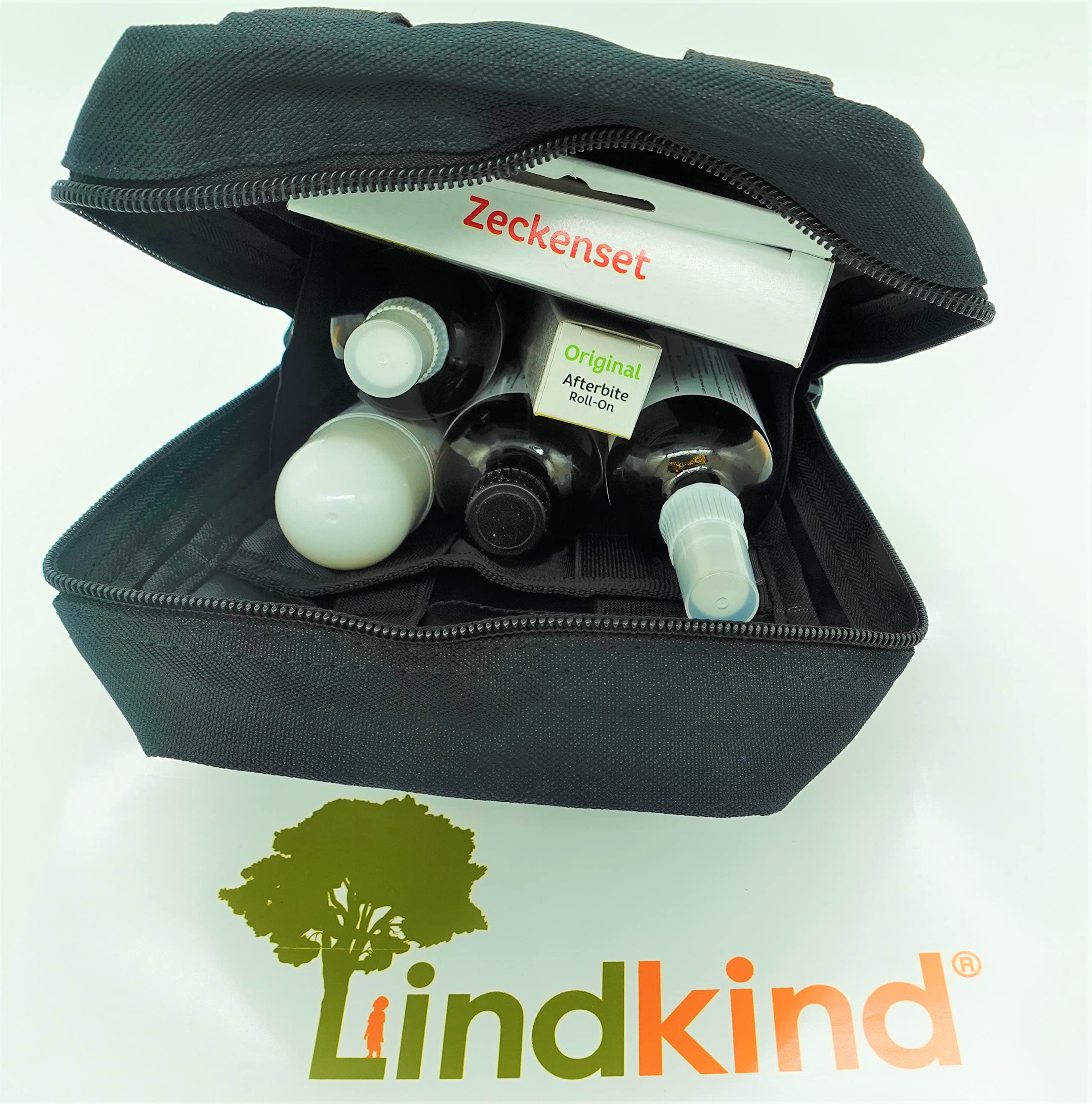 Set Mückenspray u. Zeckenspray aus Bio - Produkten + Zeckenzange Afterbite nach dem Stich Stift