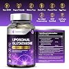 HealthEssent Liposomal Glutathione, Superior Bioavailability 2000mg Blend, with Proprietary Antioxidant Complex – Hyaluronic Acid, Alpha Lipoic Acid, Vitamin C – Strong Antioxidant – 60 Vegan Softgels