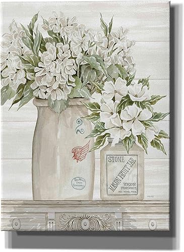 Miniatura 7 de Epic Graffiti 'Floral Country Crocks' de Cindy Jacobs, arte de pared en lienzo, 20 x 24 pulgadas