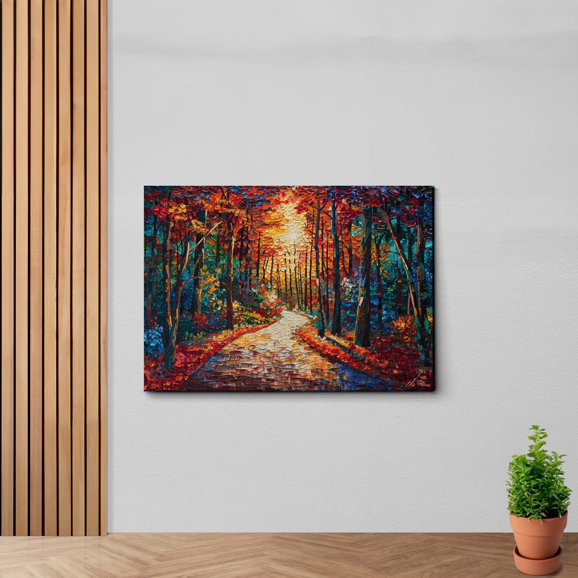 Amazon.com: Landscape Wall Art, Country Landscape Print, Vintage