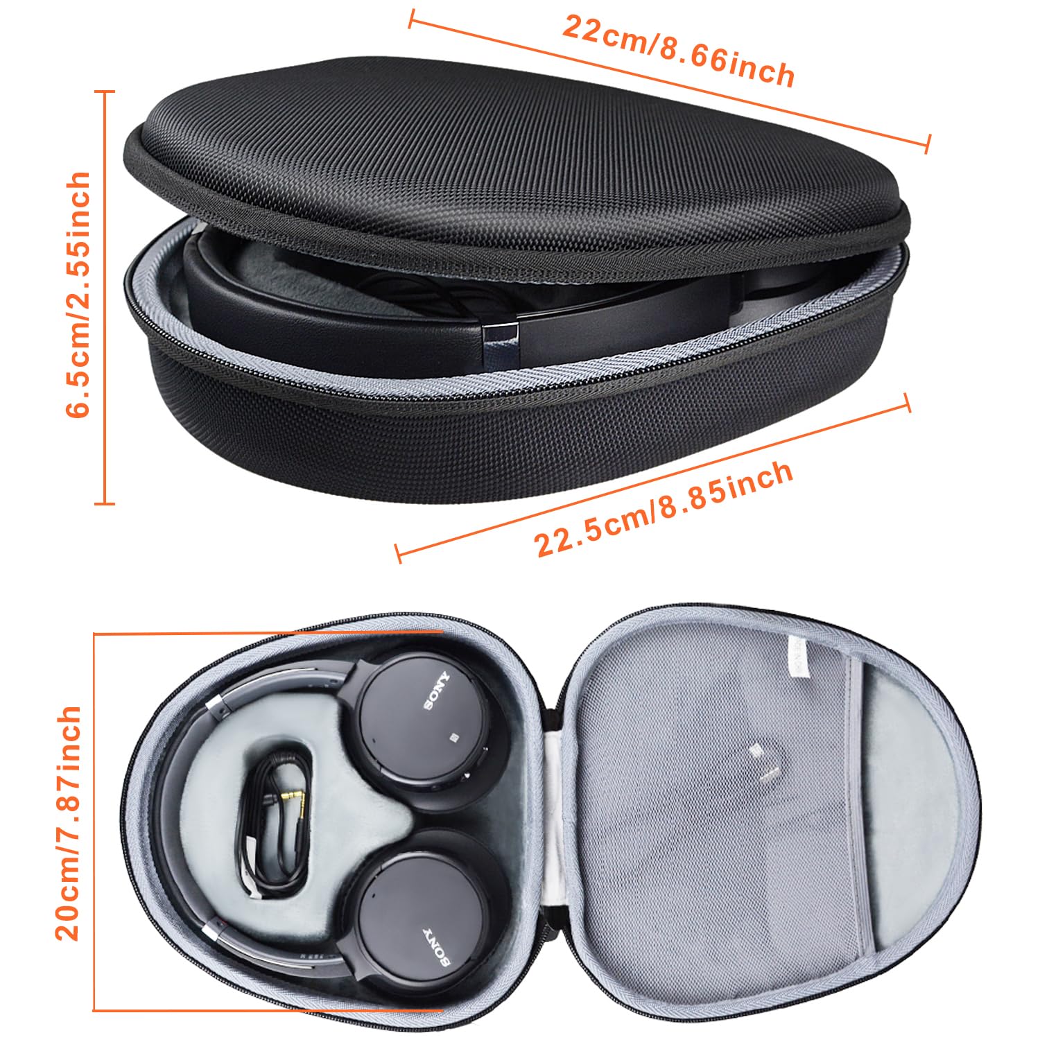 AONKE Hard Carrying Case Compatible with Bose Quietcomfort SC/Bose
