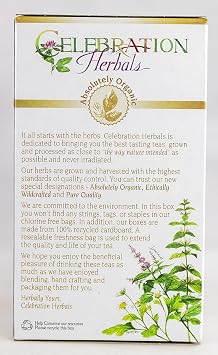 CELEBRATION HERBALS Chamomile with Lemongrass Tea Org 24 Bag