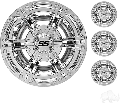 RHOX CAP-0064 - Juego de cubiertas para ruedas, cromadas