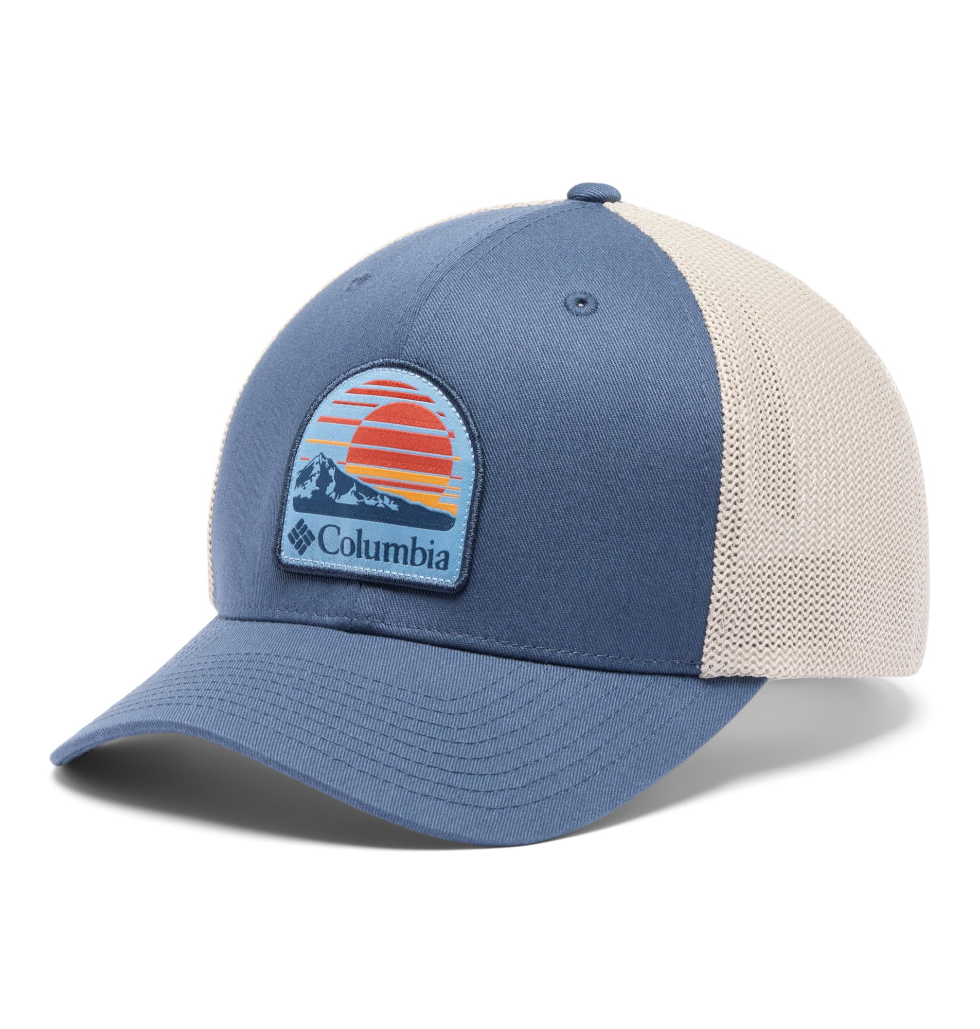 Columbia Unisex Mesh Ball Cap, Dark Mountain/Dark Stone, XX-Large, Dark Mountain/Dark Stone, XXL