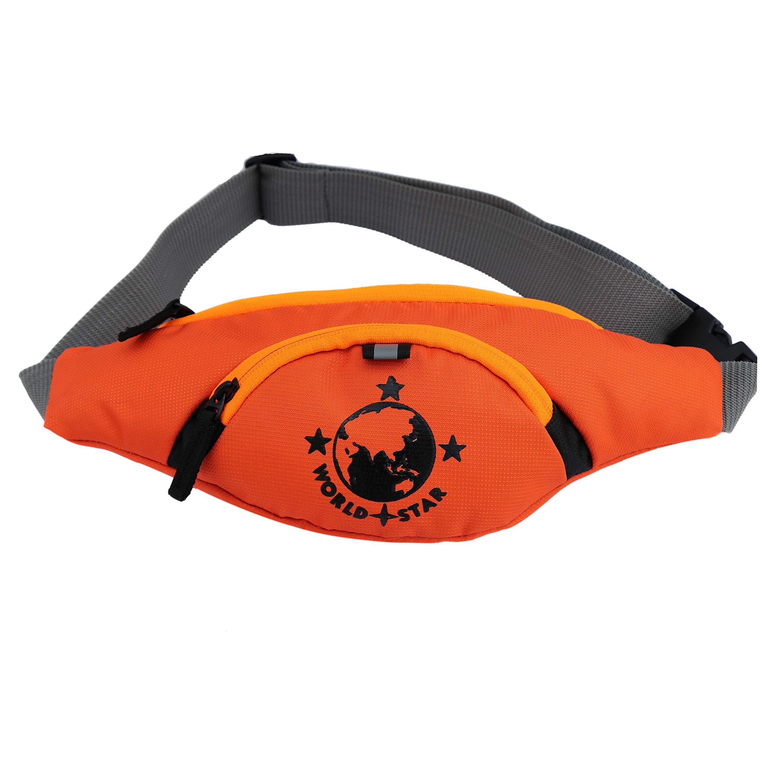 Waist Bag for Men & Women, Slim Fanny Pack Casual Sling Shoulder Chest Pack with Adjustable Strap for Walking, Cycling, Running, Hiking Hold Phones, Keys, Cards(Orange)-image-22