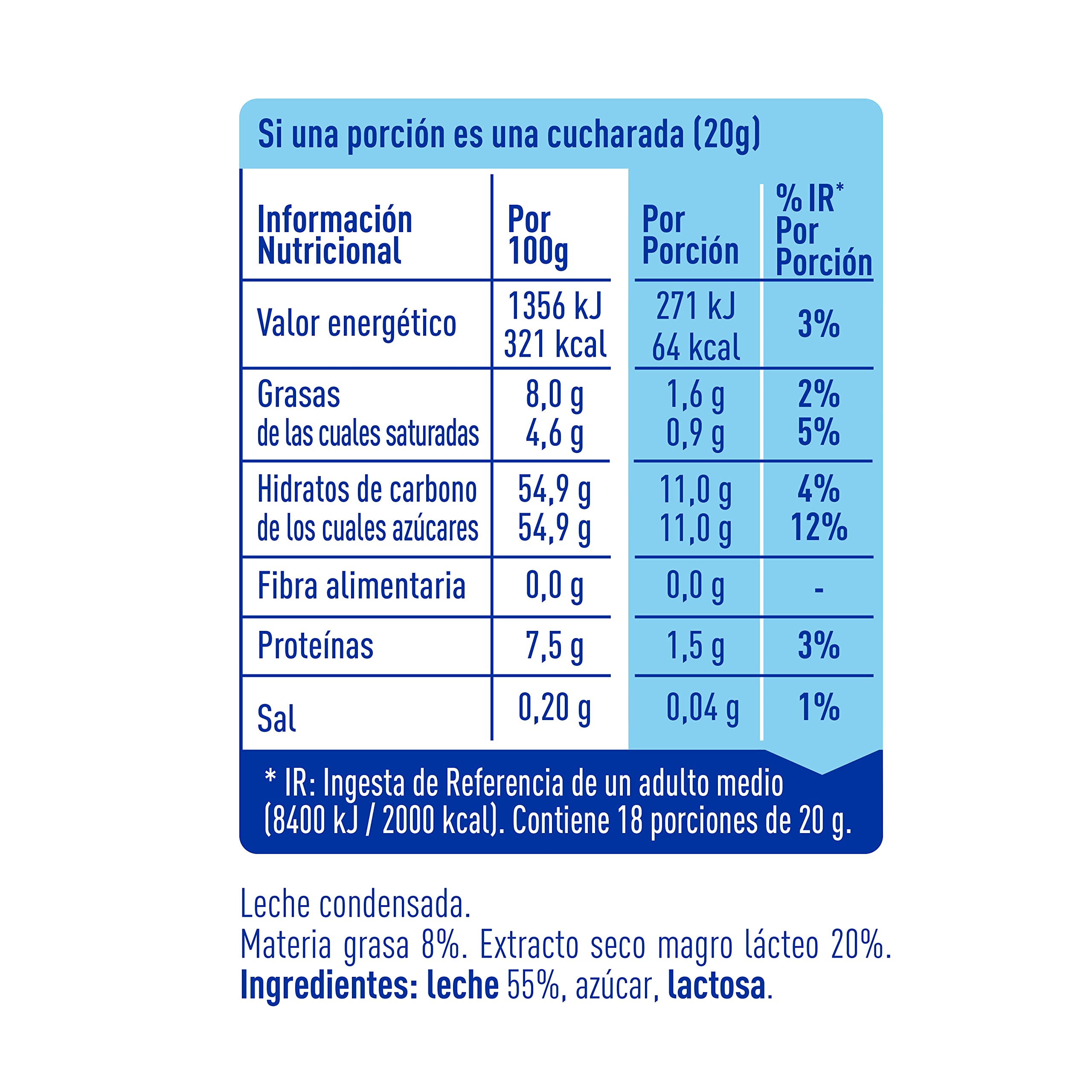 NESTLÉ LA LECHERA Leche Condensada Entera 370g