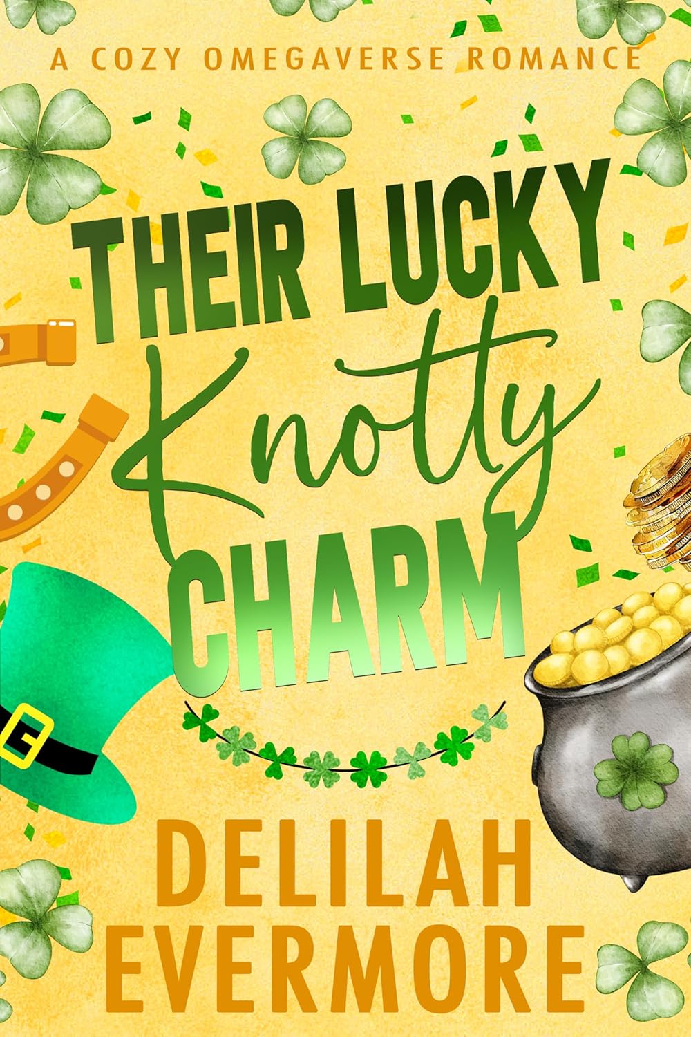 Their Lucky Knotty Charm: A Cozy Small Town Omegaverse Romance (Bakedverse Book 4)      Kindle Edition