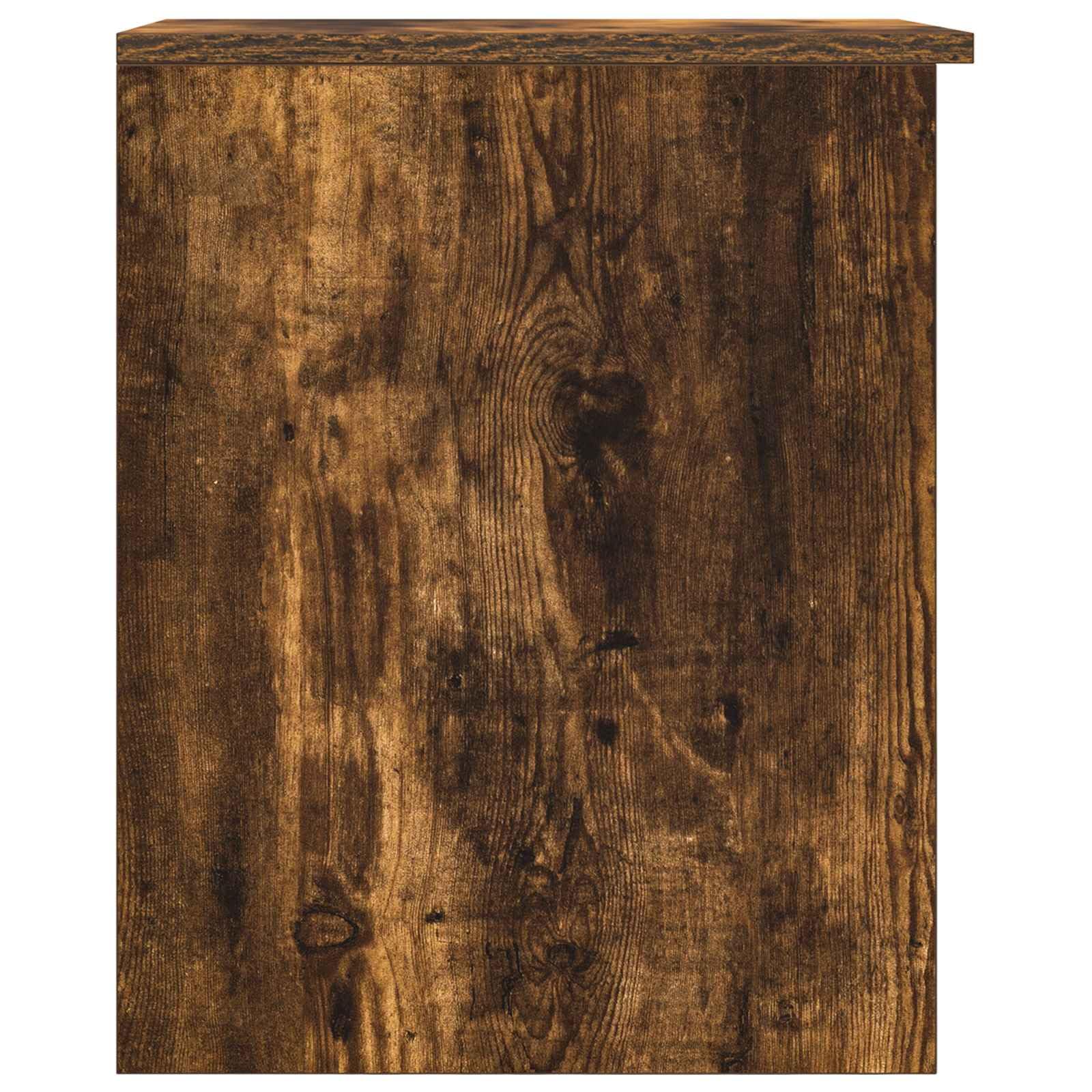 Inzwischen - Armadietto da bagno in legno di rovere affumicato, moderno, con ripiano per riporre oggetti, 30 x 41 x 50 cm, scaffale da bagno compatto