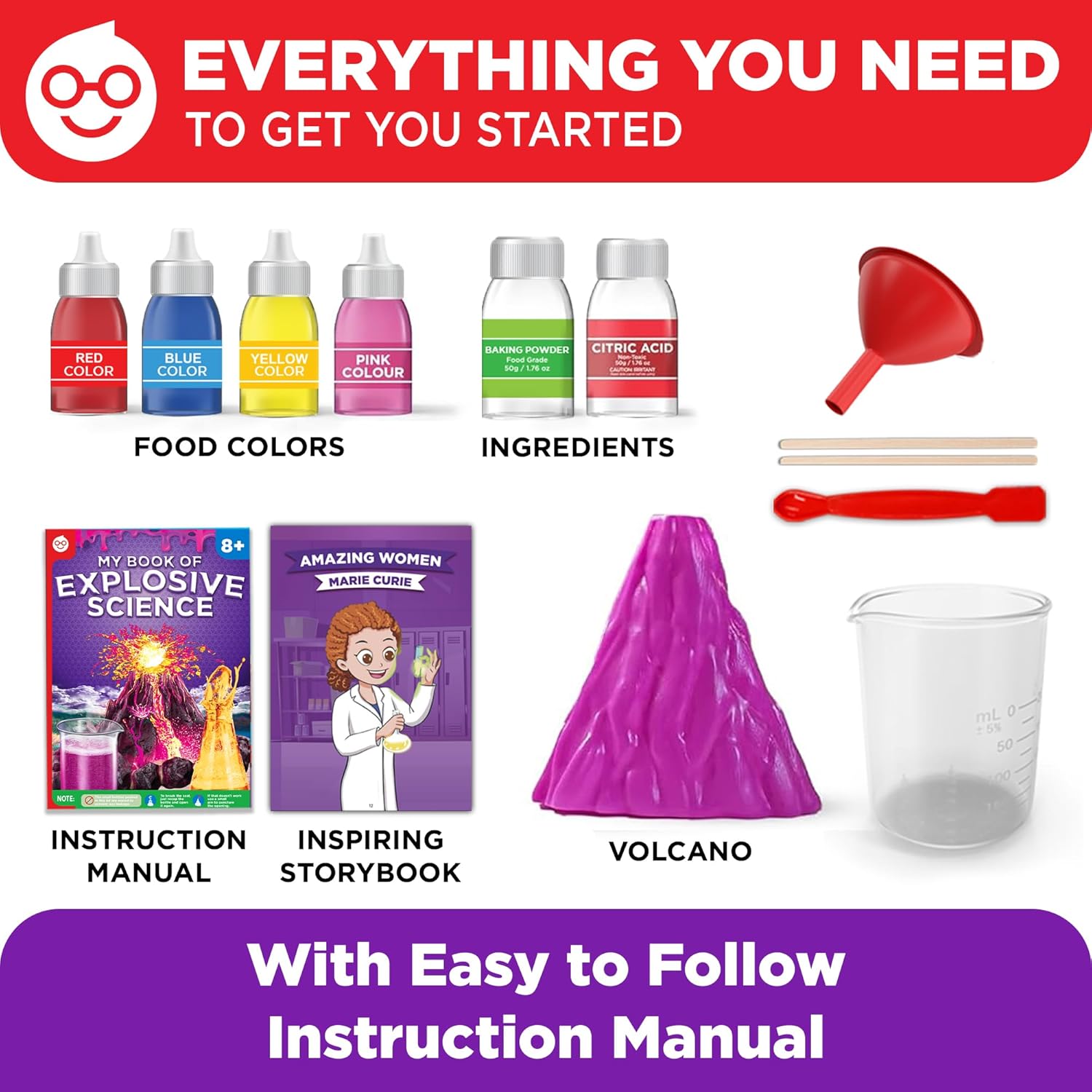 Doctor Jupiter Explosive Science Kit for Girls Ages 8-10-12-14 | Birthday Gift Ideas for 8,9,10+ Year Olds | Chemistry Set, STEM Toy Kit with 10 Experiments | Learning & Educational Projects - Image 6