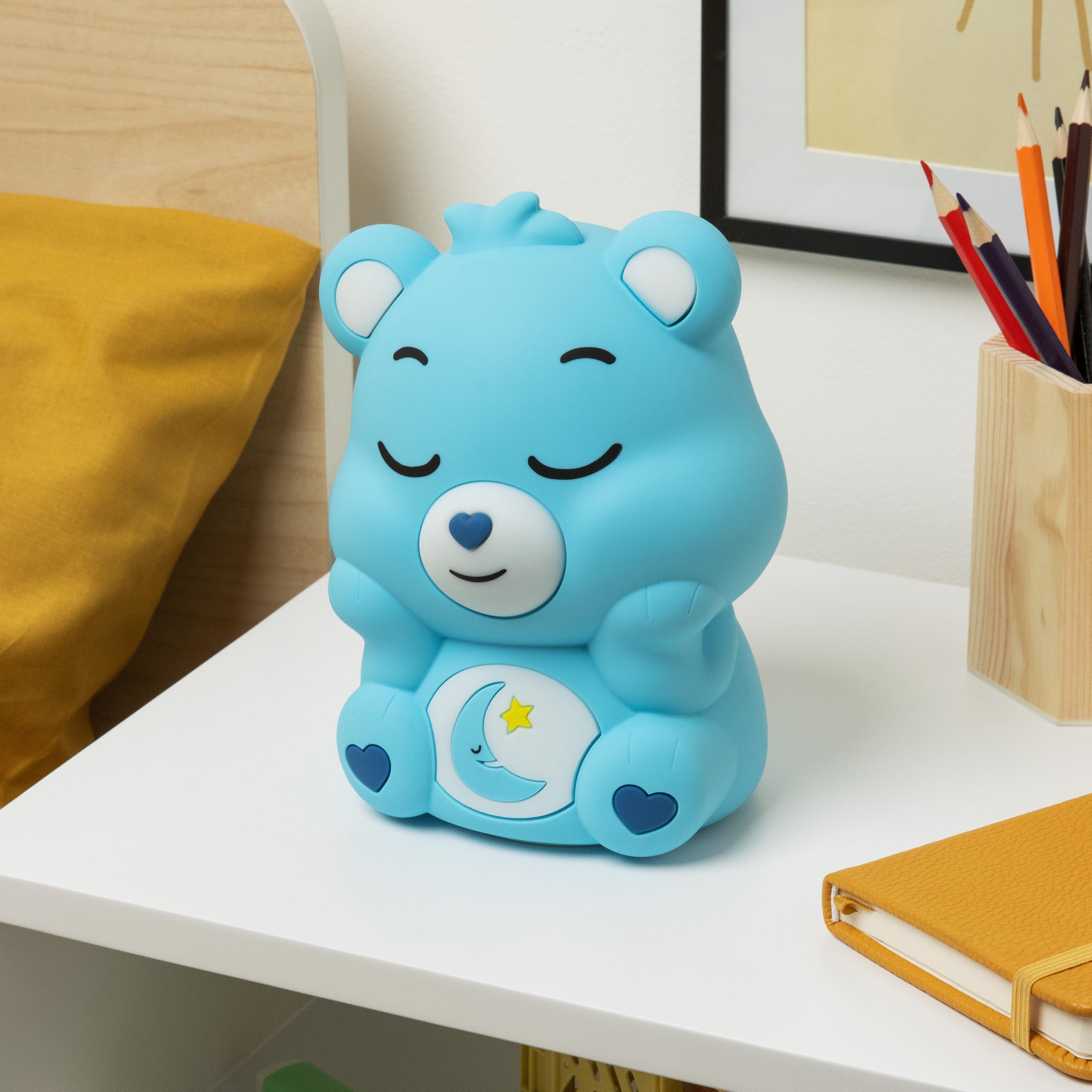 Paladone Care Bears Bedtime Bear SquishyGlo Silicone Light, Officially Licensed Lamp for Kids Teens, Adults, Girls, Women - Image 4