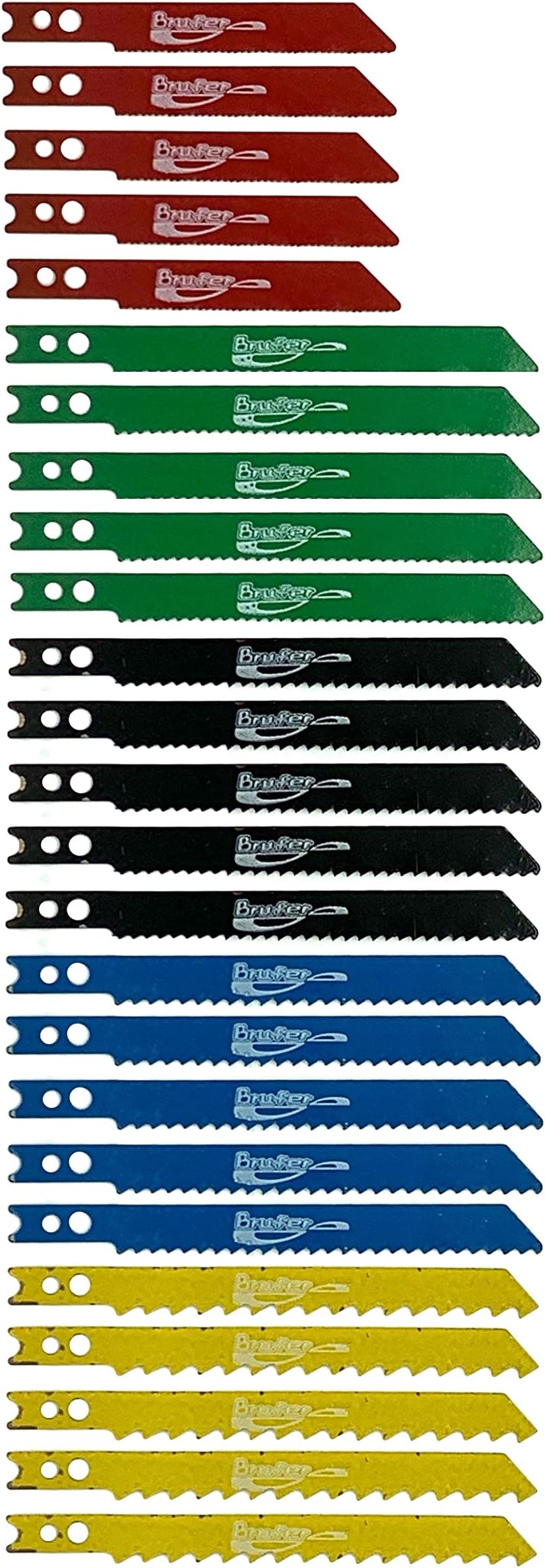 Task 09962 Universal Shank Jig Saw Blade Set with Pouch, 20Piece
