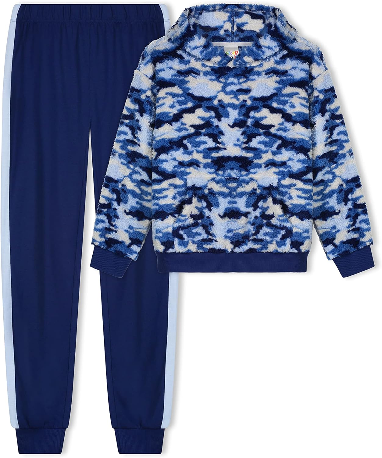 Sleep On It Boys Pajamas Set for Kids | Textured Fleece Sleepwear Sets for Boys Tops and Pajama Pant Sets