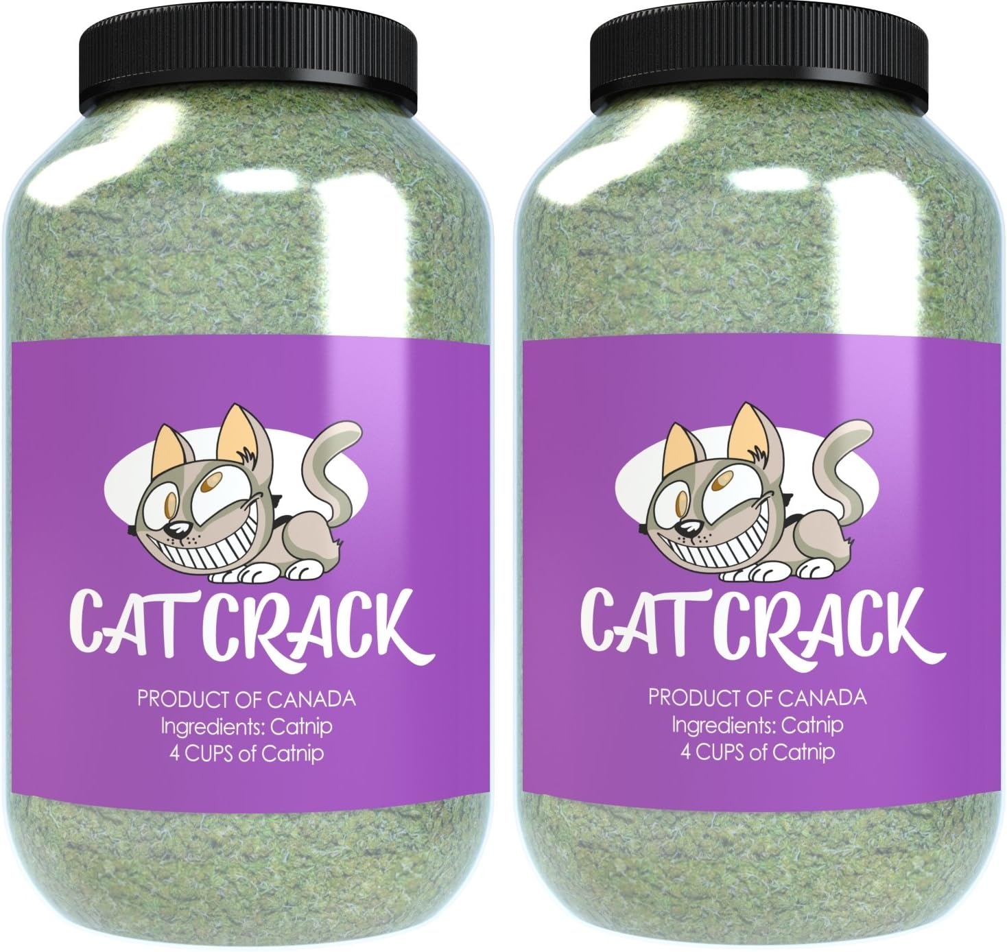 Cat Crack Catnip, Premium Blend Safe for Cats, Infused with Maximum Potency Your Kitty is Sure to Go Crazy for (8 Cups)
