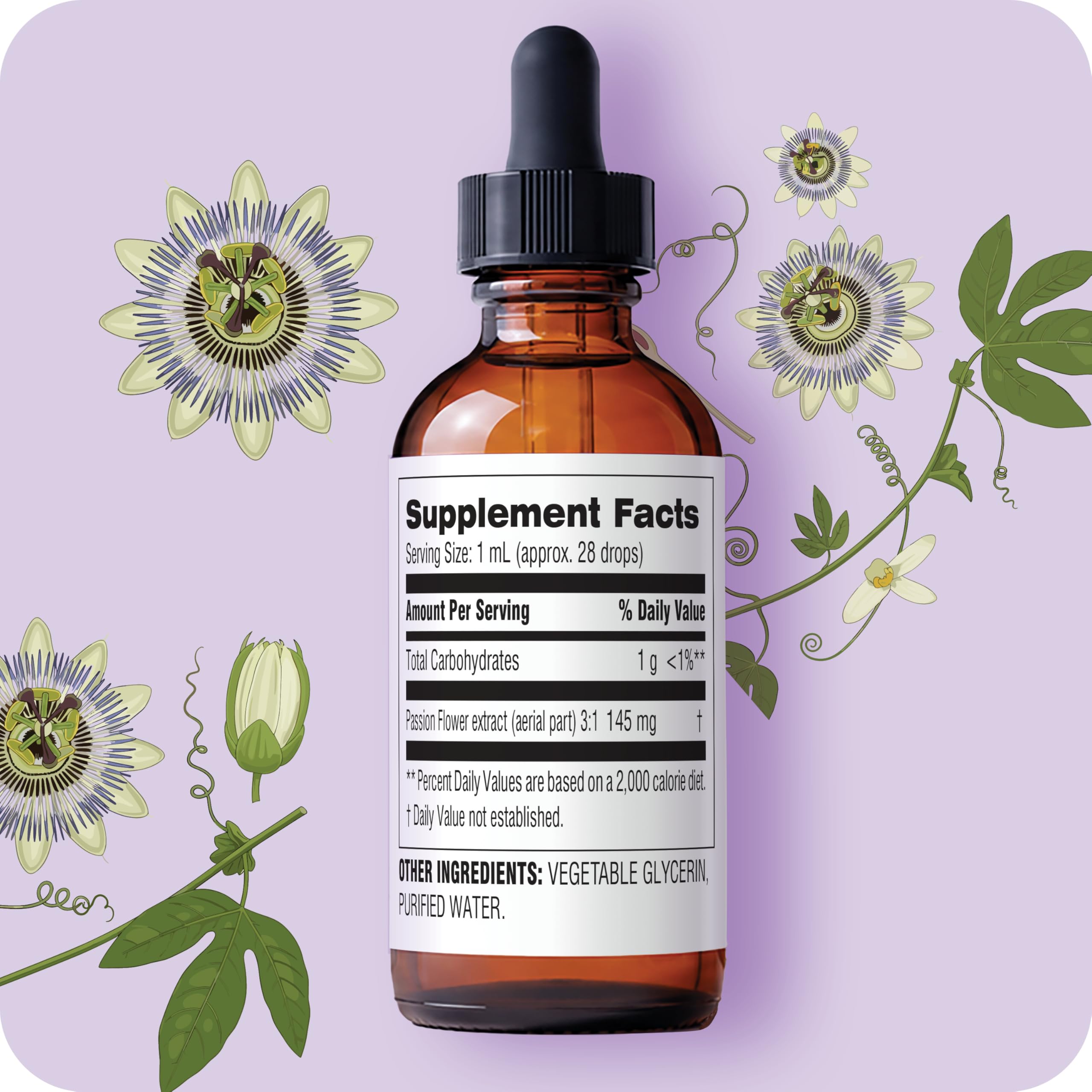 Botanic Choice Passion Flower Liquid Extract, Classic Calming Herb — Amazon image 4