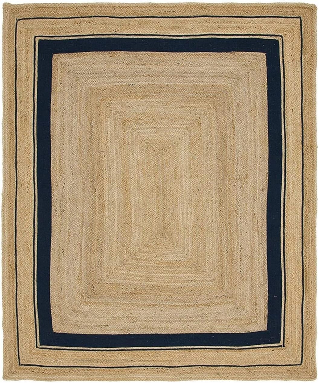 Jute Rug Natural Braided Jute Rug Runner Outdoor Rug Patio Rug Tan Rug Floor Modern