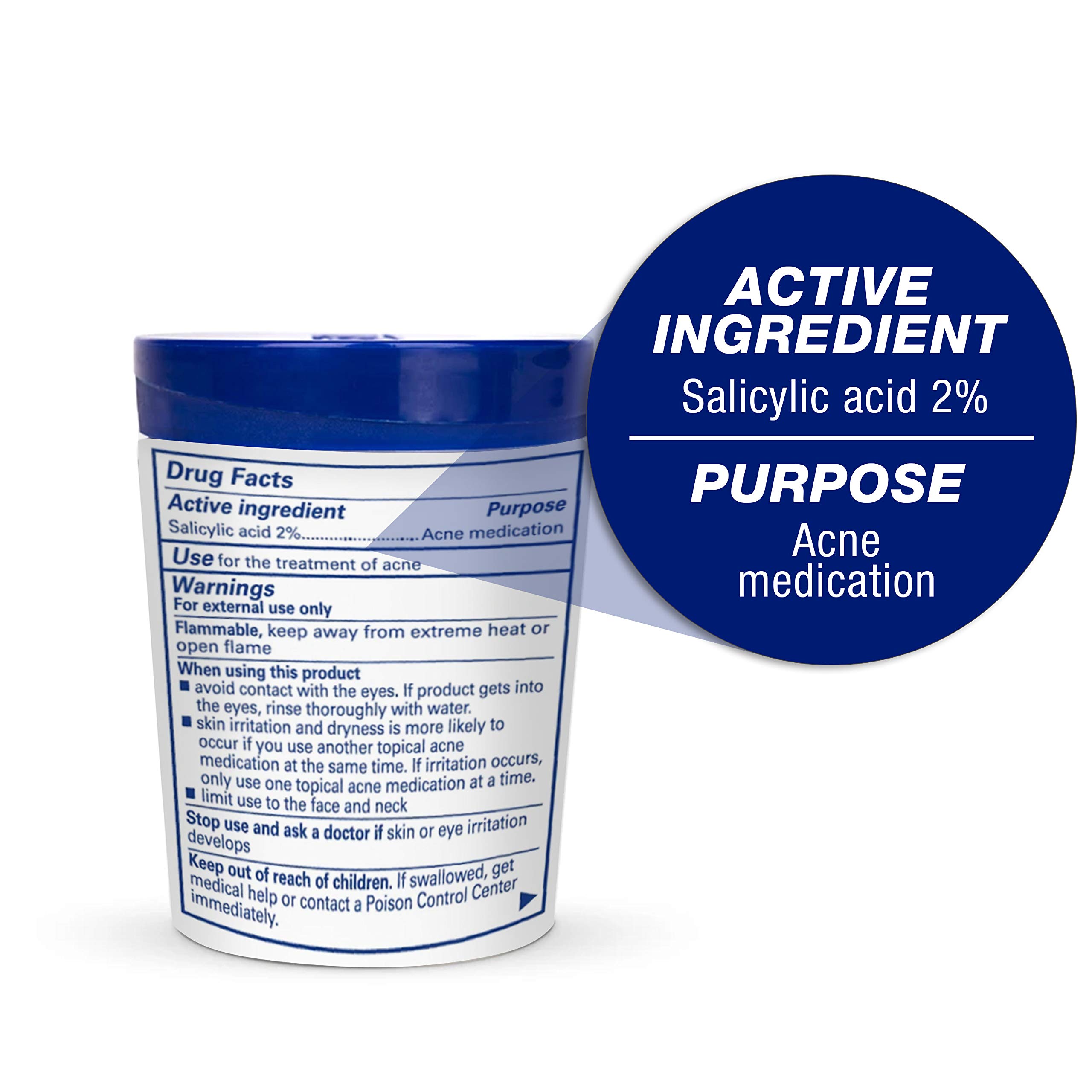 Clearasil Acne Treatment Facial Cleansing Pads Rapid Rescue Deep