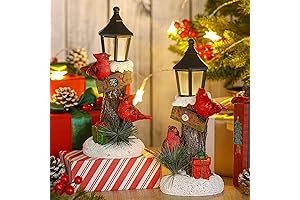 Charming Christmas Cardinal Lanterns