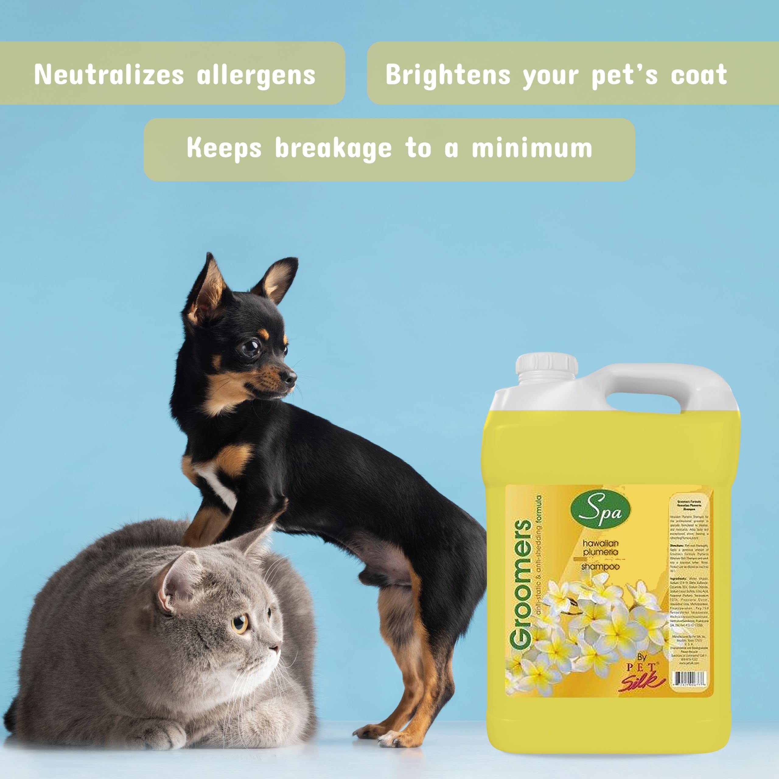 PET SILK Spa Groomers Shampoo, Raspberry, 2.5-Gallon