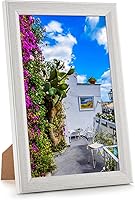 Vista 30 de Marco de Madera Marrón de 16 x 20 Pulgadas, Marco de Madera de 20 x 16 Pulgadas con Grano de Madera Natural Rústico, Marco de Pared Moderno Marrón