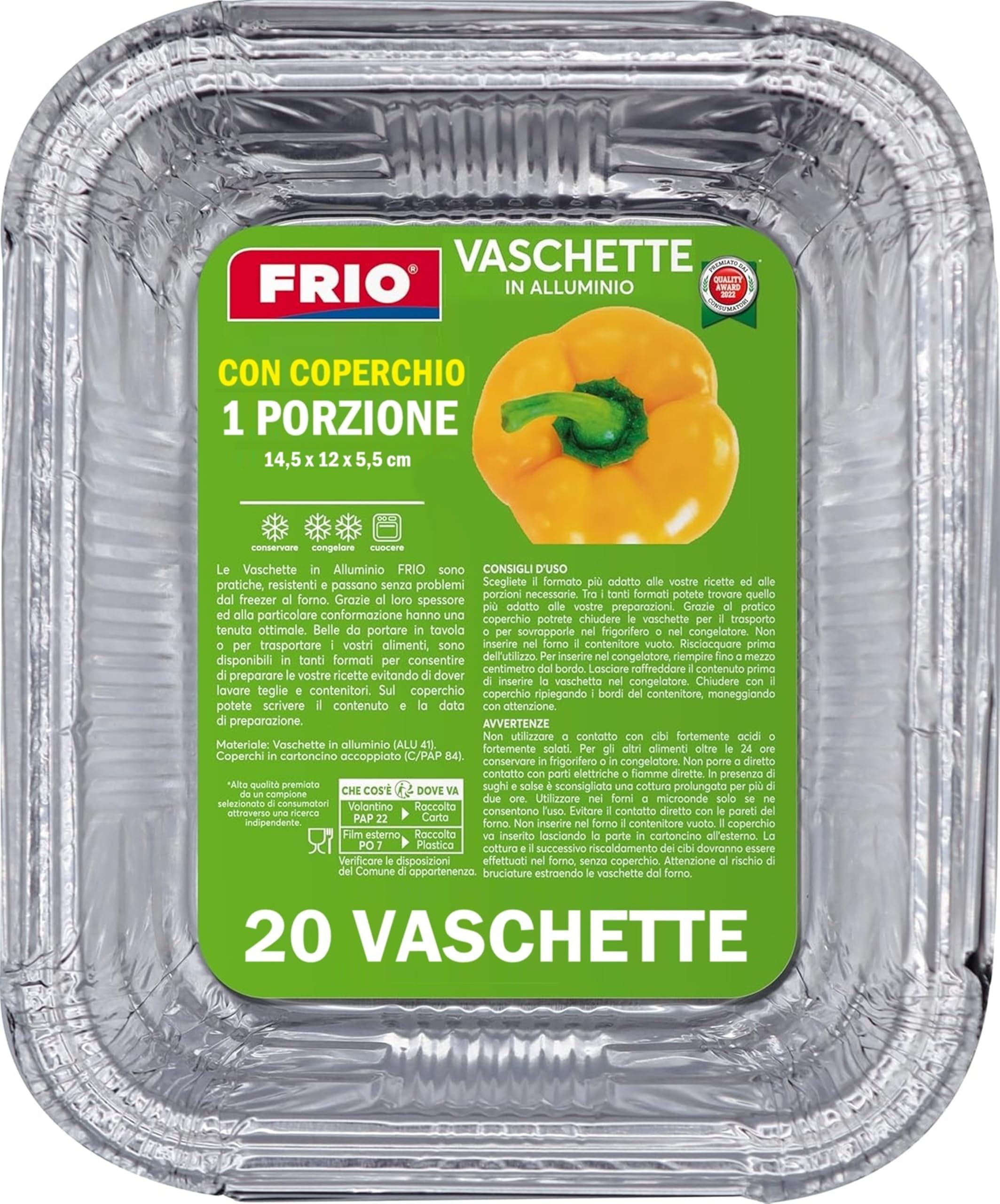 Image secondaire de Lot de 20 Barquettes Aluminium Monoporcion avec Couvercle - Idéal pour Repas à Emporter