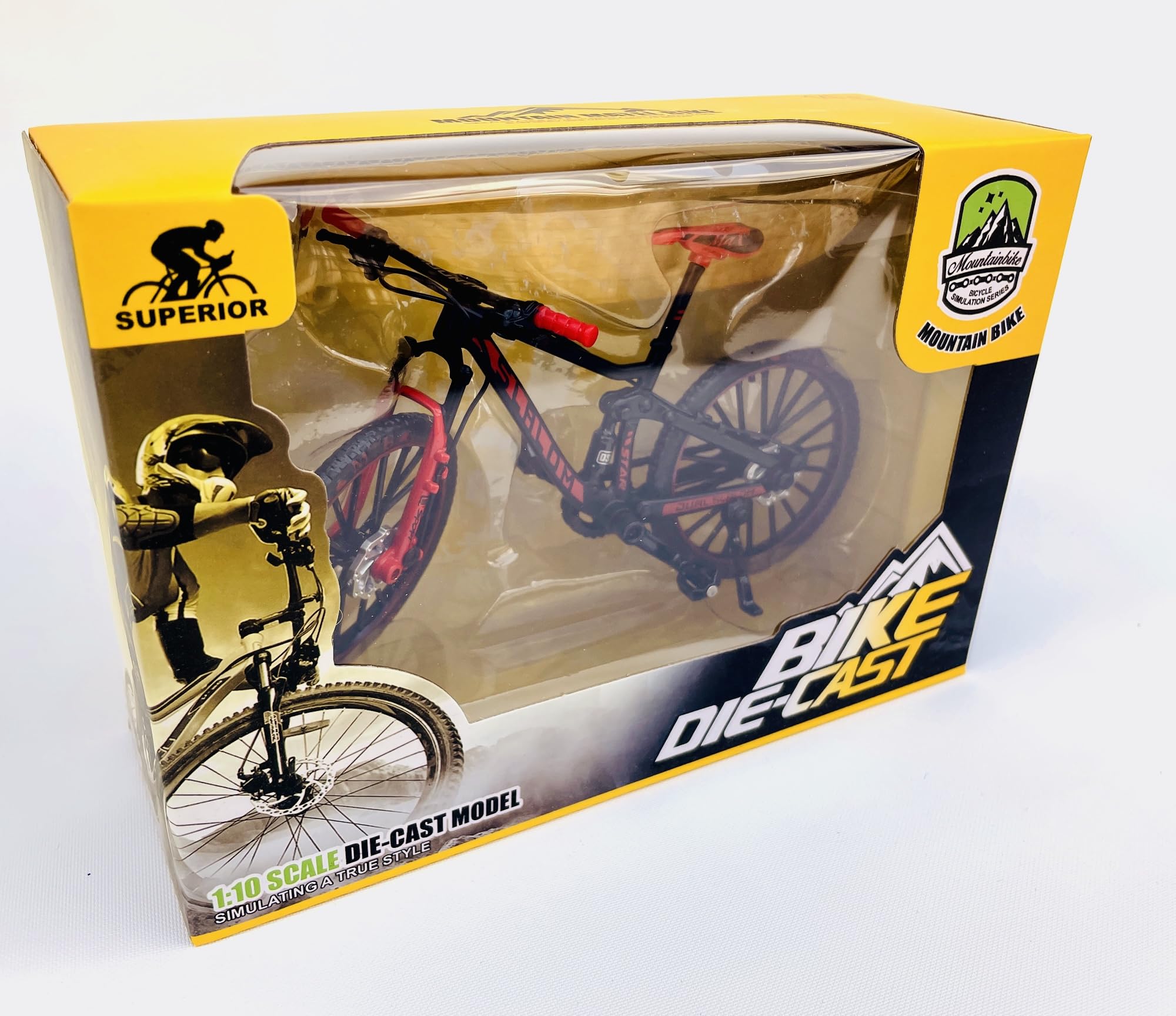 SYH&AQYE Mini Modèle De Monocycle Modèle De Vélo à Roue Unique Jouet De Vélo Miniature Mini Doigt De Vélo Sculpture De Vélo En Métal à La Main